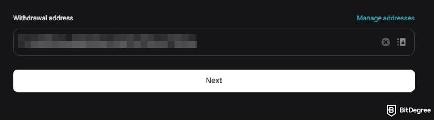 Bitget Canada: the withdrawal address field on Bitget. Bitget Canada: the withdrawal address field on Bitget.