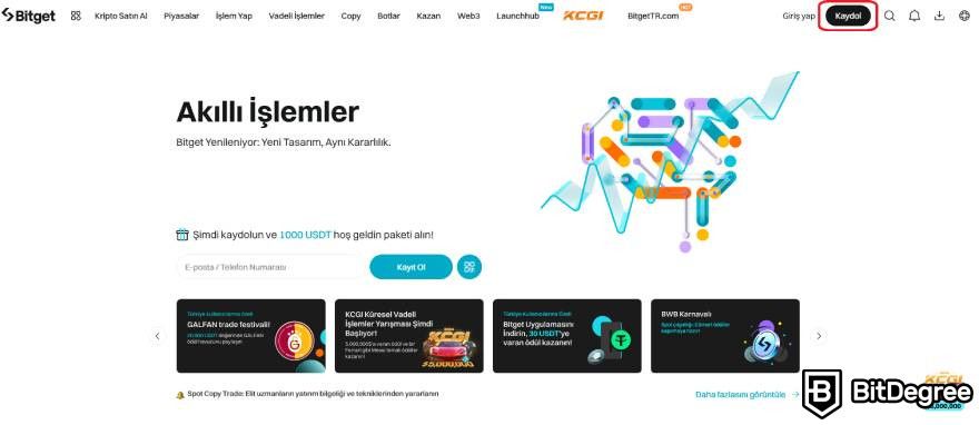 Bitget Güvenilir Mi: Kayıt Penceresi