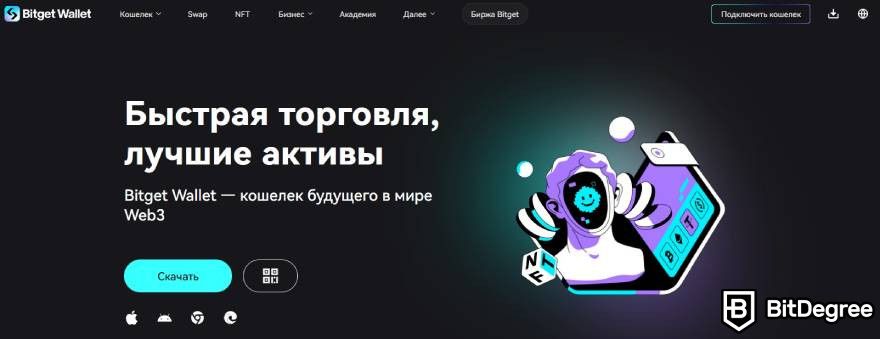 Bitget отзывы: кошелек Bitget.