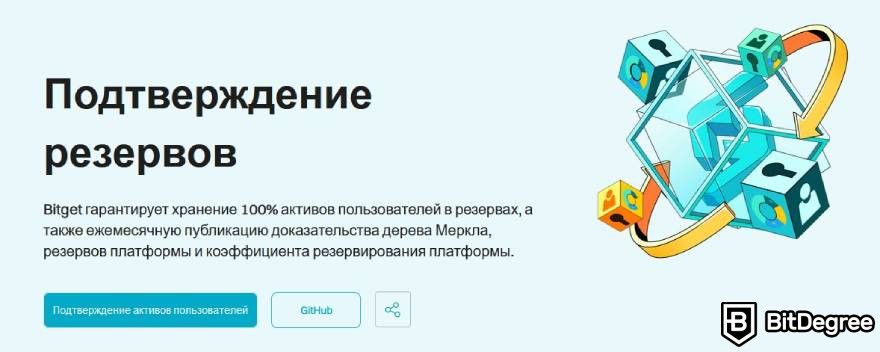 Bitget отзывы: подтверждение резервов.