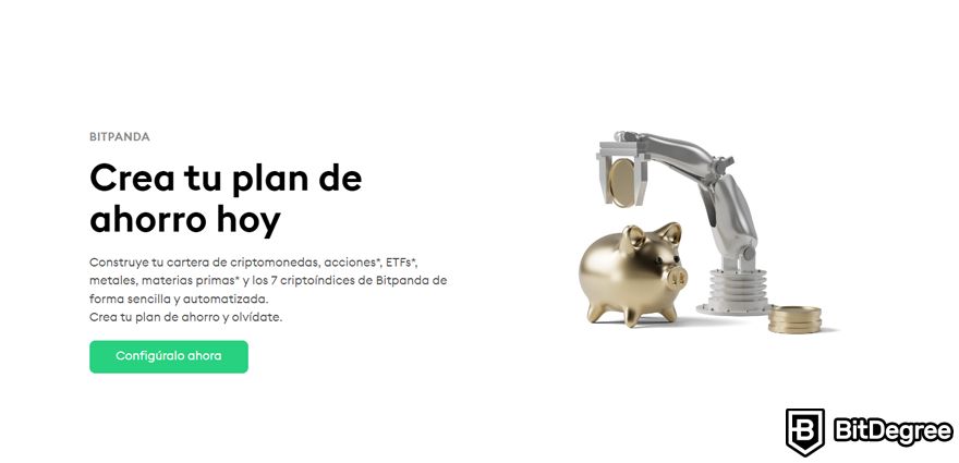 Bitpanda Opiniones: Plan de Ahorro Bitpanda.