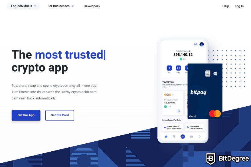 BitPay wallet review: BitPay crypto wallet application