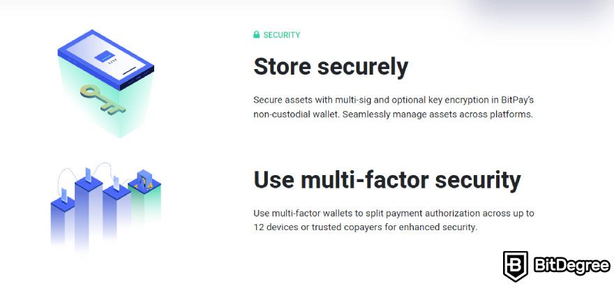 BitPay wallet review: Security features