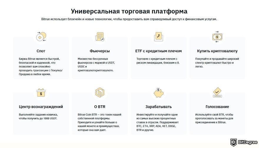 Bitrue отзывы: универсальная платформа торговли.