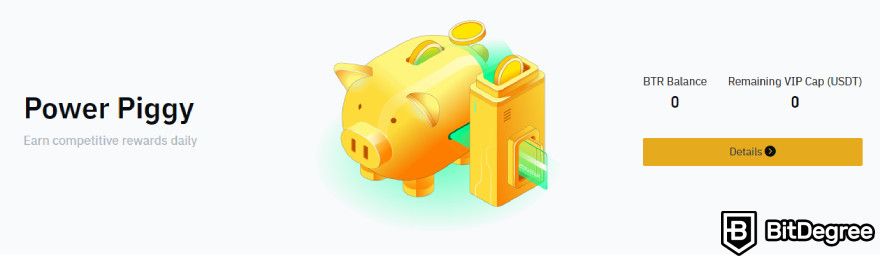 Bitrue review: Power Piggy.