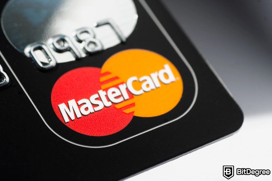 BitWallet review: close up shot of Mastercard.