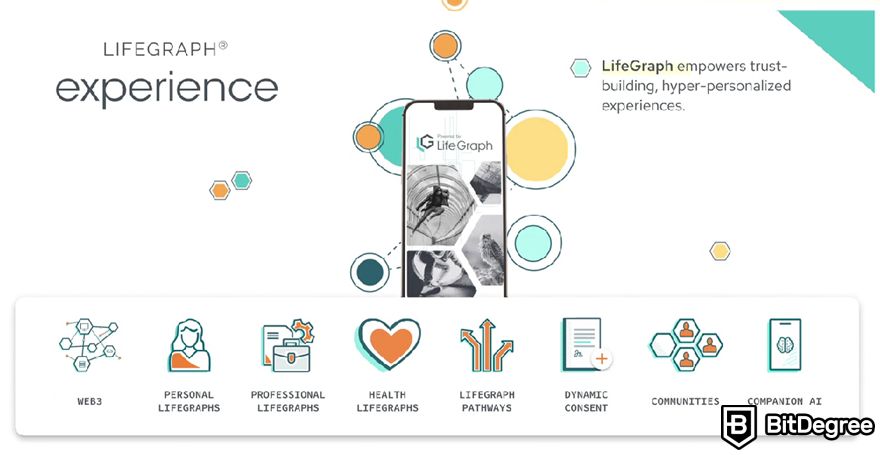 Blockchain in healthcare: Feature details on BurstIQ's Lifegraph Experience.