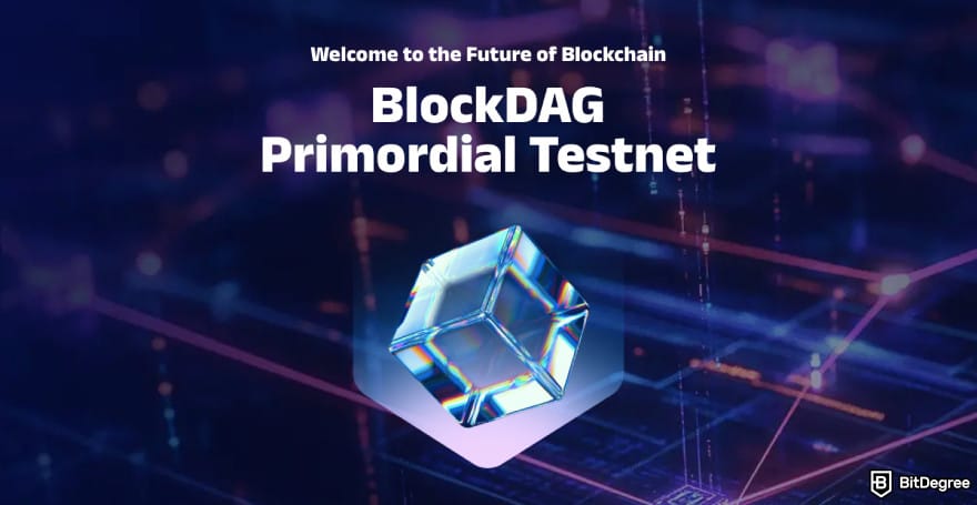 BlockDAG price prediction: a screenshot of the BlockDAG testnet page.