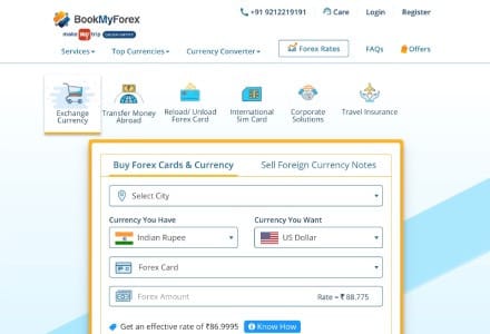 BookMyForex - Cashback Offers, Bank-Like Security, RBI-Authorized