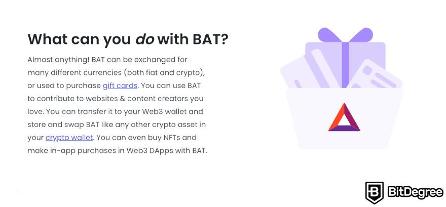 Brave Wallet review: what can you do with BAT tokens?