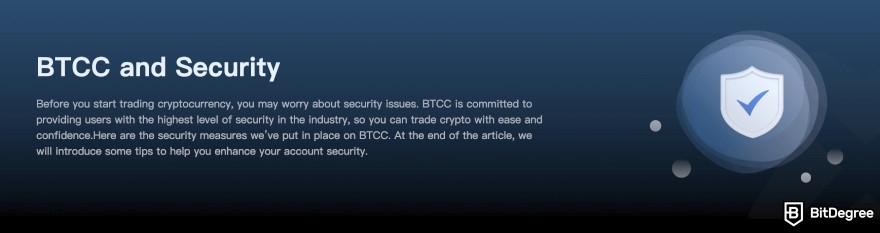 BTCC review: platform's commitment to security in cryptocurrency trading.