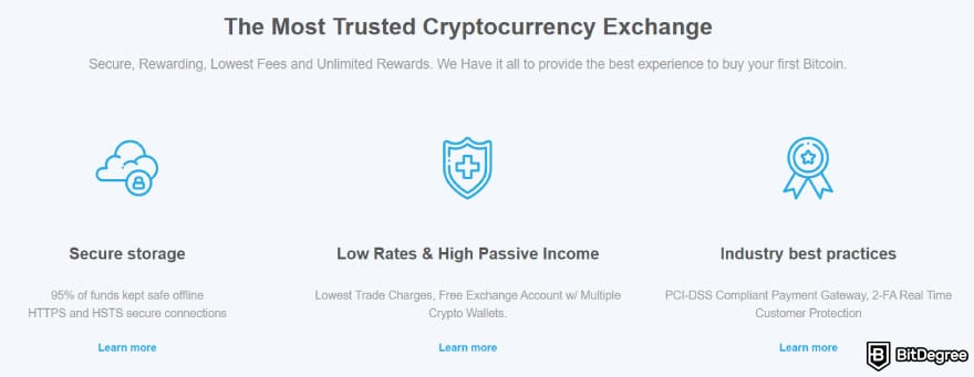 BuyUcoin review: perks that you get by trading on the platform.