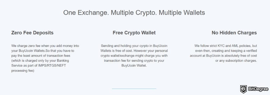 BuyUcoin review: the UI feels a bit clunky with various typos.