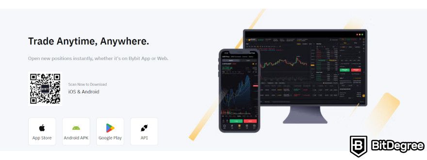 Análise do aplicativo Bybit: negocie a qualquer momento, em qualquer lugar.