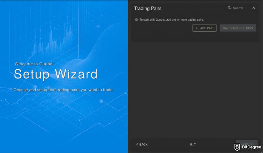 Gunbot Review: add trading pairs.