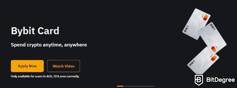 Bybit card review: Bybit card options.