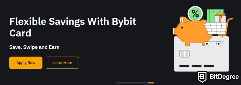 Bybit card review: flexible saving features.