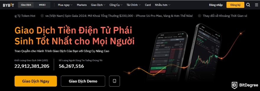 Bybit là gì: Giao dịch phái sinh.