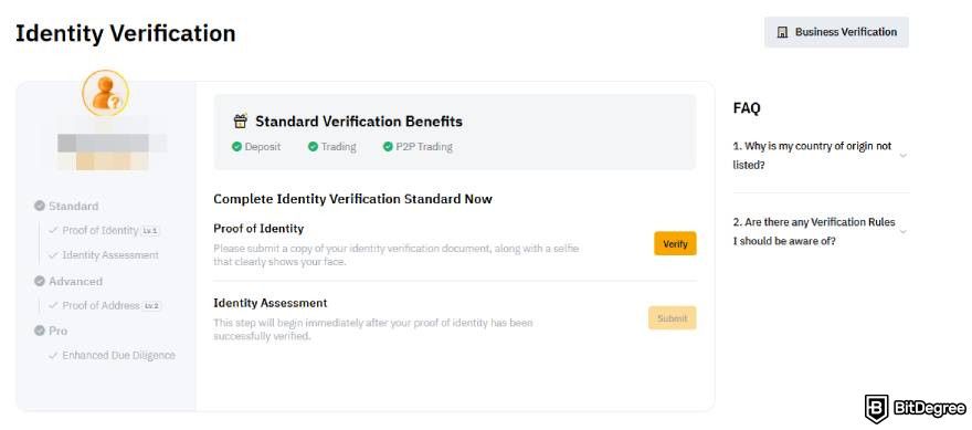 Bybit Launchpad: identity verification.