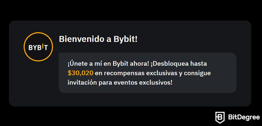 Bybit Opiniones: Página Principal.