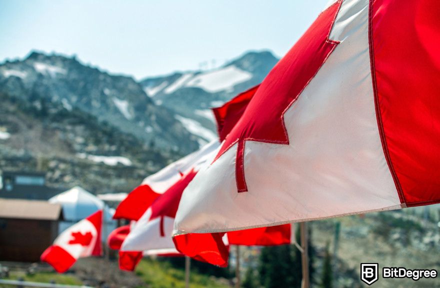 Bybit restricted countries: the Canadian flag.