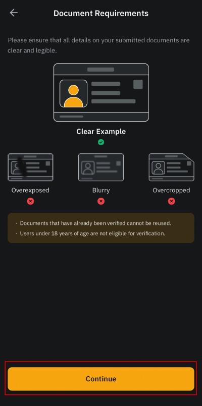 Bybit Review: document requirements.