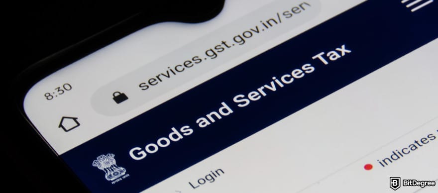 Bybit taxes: GST e-filling via mobile.