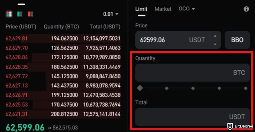 Bybit vs Bitget: the order amount boxes on Bitget. Bybit vs Bitget: the order amount boxes on Bitget.