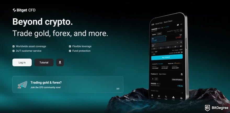 Bybit vs Bitget: Bitget CFD page. Bybit vs Bitget: Bitget CFD page.