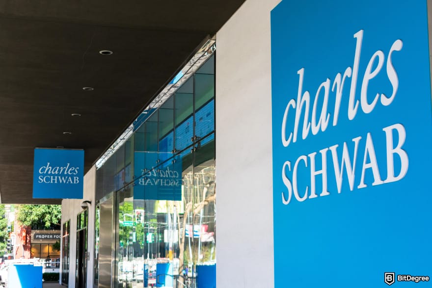 Can you buy crypto on Schwab: the Charles Schwab office.