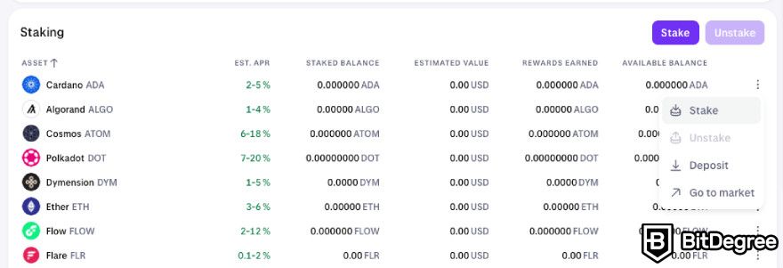 Staking Cardano: đặt cược ADA trên Kraken.