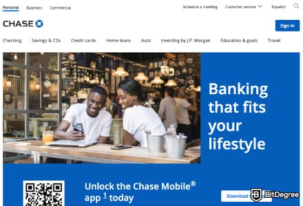 Chase - Full-Service Traditional Bank With a Leading Mobile App (US & UK)