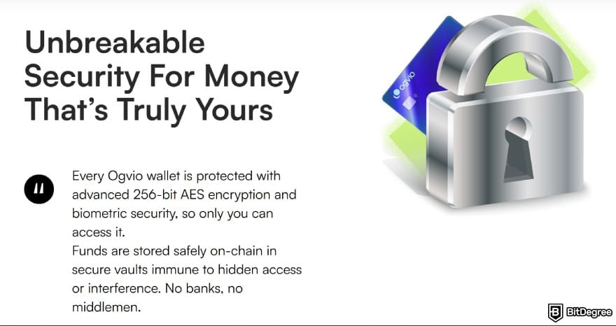 Cheapest way to send money to Philippines: Ogvio security features.