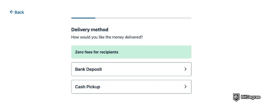 Cheapest way to send money to Philippines: delivery methods on Remitly.