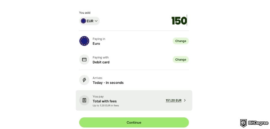 Cheapest way to send money to Philippines: Wise's money adding interface.