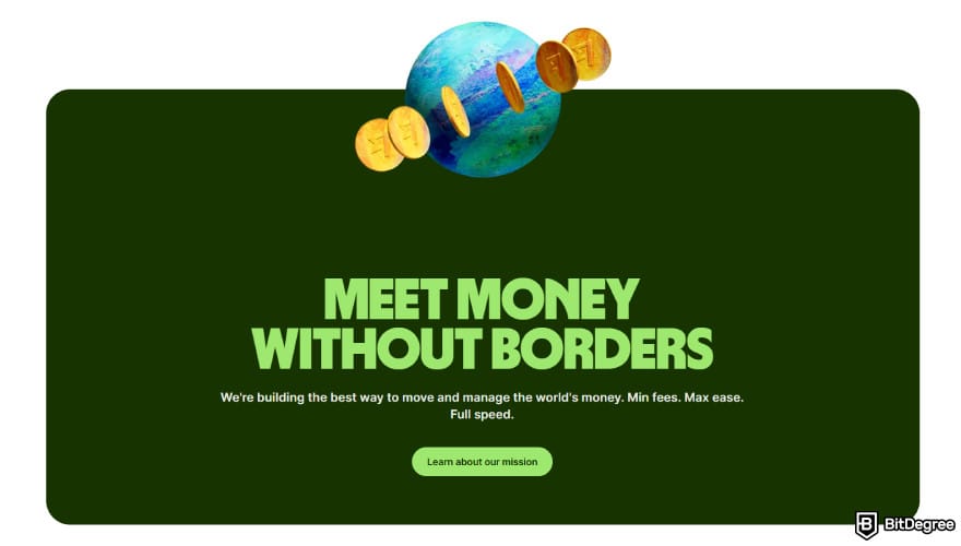 Layanan kirim uang ke Filipina paling murah: spanduk promosi Wise.