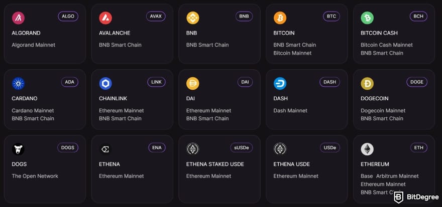 Cloudbet review: list of available cryptocurrencies. Cloudbet review: list of available cryptocurrencies.