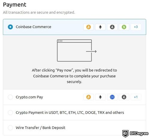 Coin Mining Central review: a preview of payment methods at Coin Mining Central.