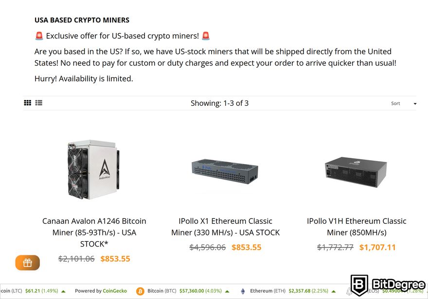 Coin Mining Central review: a preview of US-stock ASIC miners at Coin Mining Central.