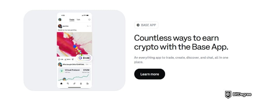 Coinbase vs Binance: Base app.