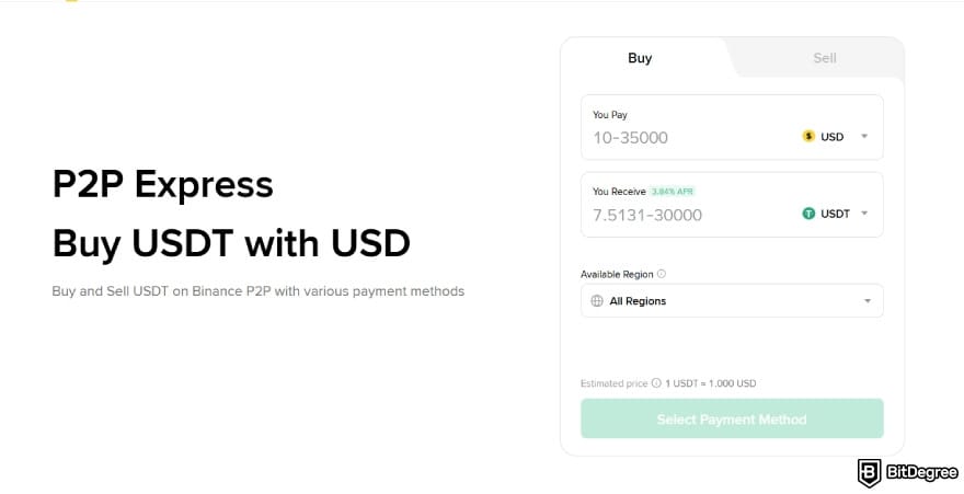 Coinbase vs Binance: Express P2P on Binance.