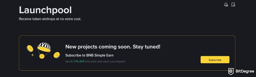 Coinbase vs Binance: project launchpool.