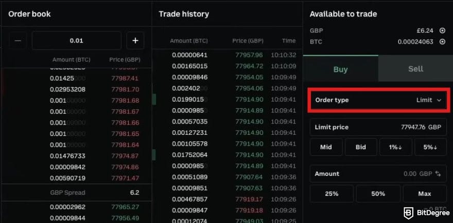 Coinbase vs Bybit: the order type options on Coinbase spot trading interface. Coinbase vs Bybit: the order type options on Coinbase spot trading interface.