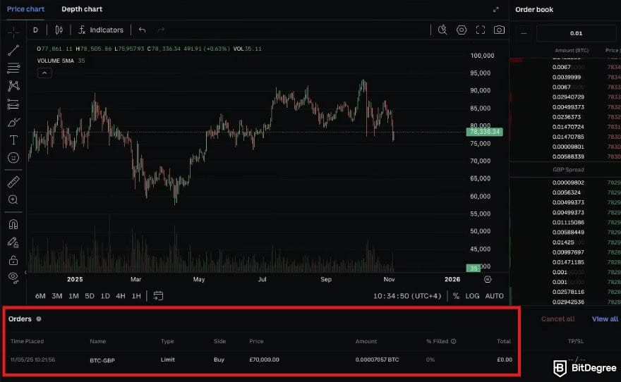 Coinbase vs Bybit: the order history section on Coinbase spot trading interface. Coinbase vs Bybit: the order history section on Coinbase spot trading interface.