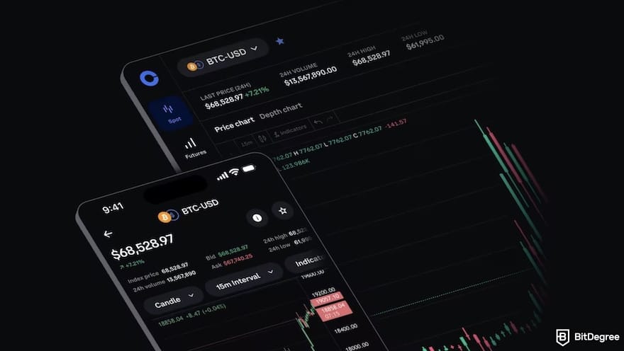 Coinbase VS Crypto.com: Coinbase Advanced.