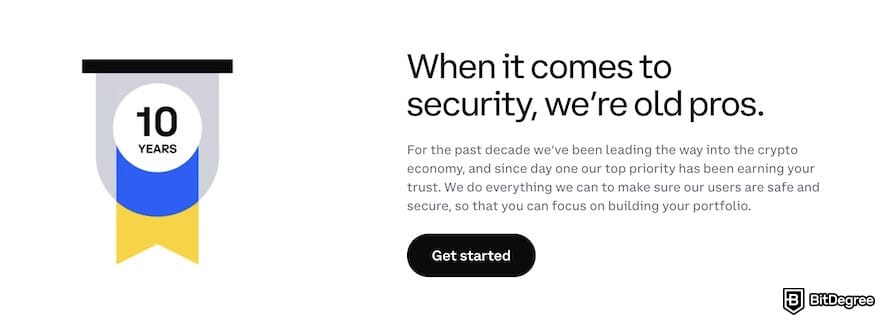 Coinbase VS Crypto.com: Coinbase's security claim.