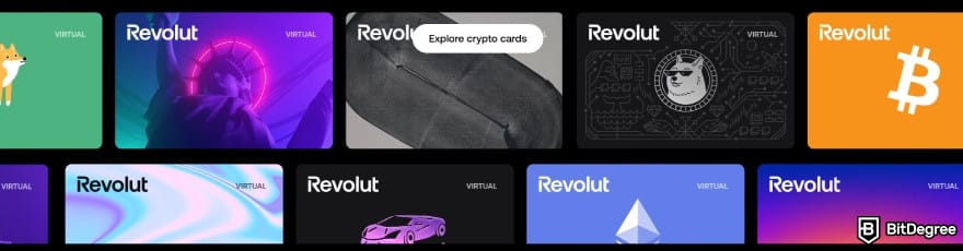 Coinbase vs Revolut: custom card design. Coinbase vs Revolut: custom card design.
