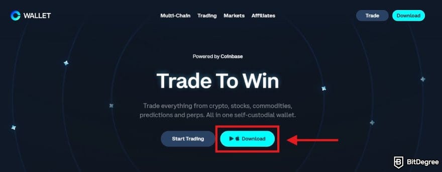 Coinbase wallet review: the download button for Coinbase Wallet. Coinbase wallet review: the download button for Coinbase Wallet.
