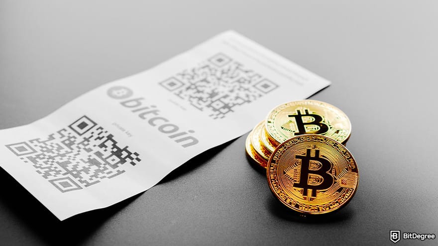 Cold wallet: paper wallet.