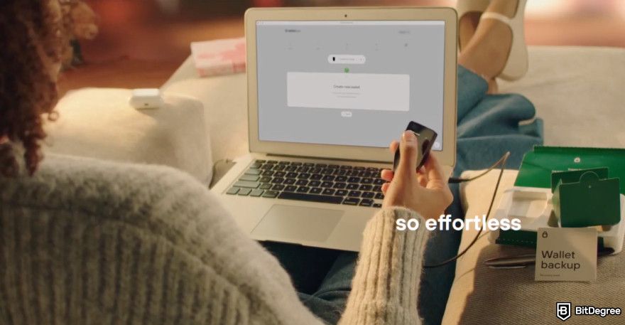 Cold wallet: use Trezor Safe 5 with ease.